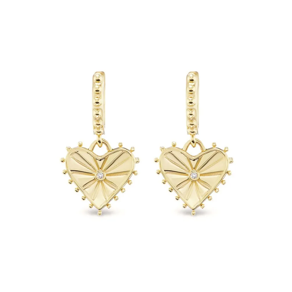 Agape Hoop Earrings