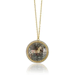 Alchemy Spinning Orb Pendant Necklace