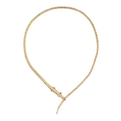 Alligator Wrap Thin Necklace