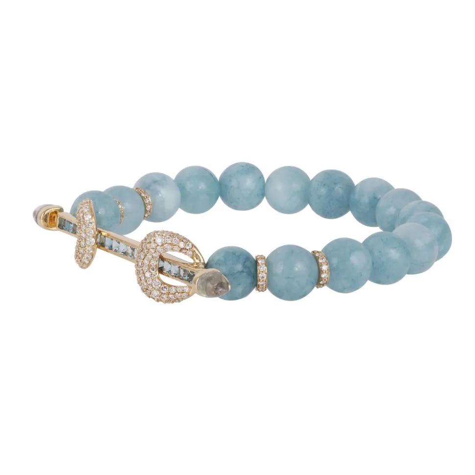 Aquamarine Chakra Bracelet