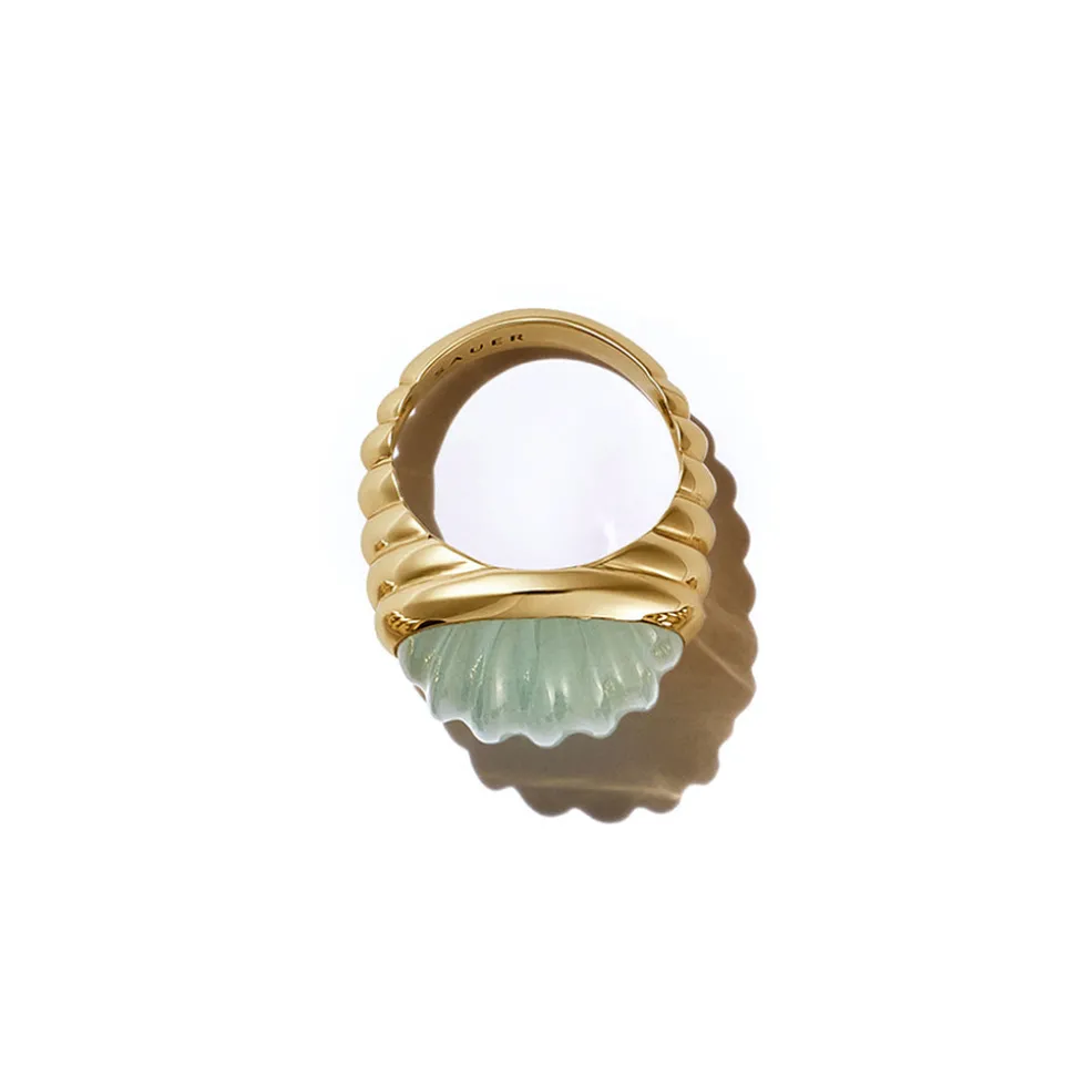 Aquamarine Yam Ring
