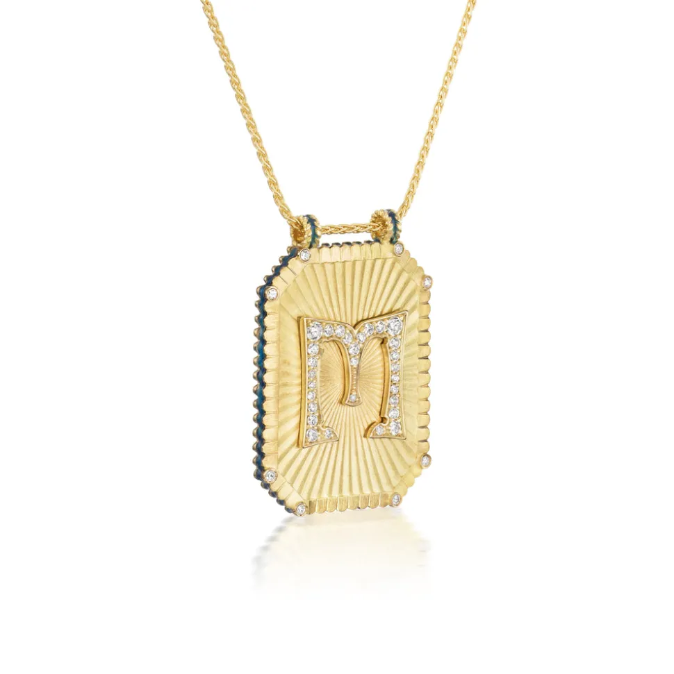 Big Letter "M" Scapular Pendant