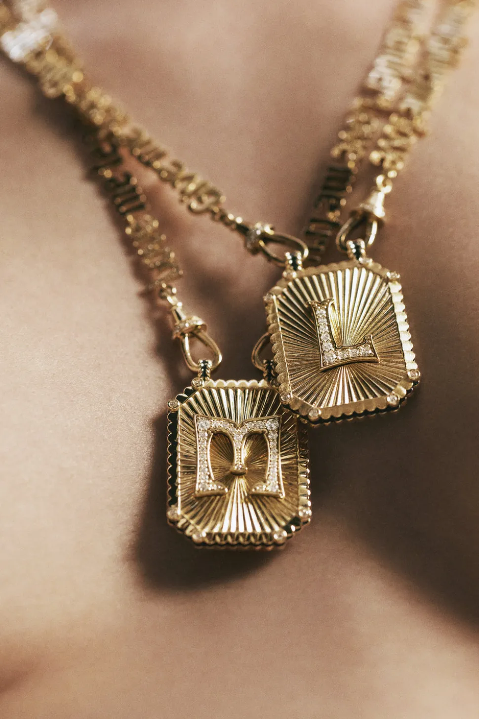 Big Letter "M" Scapular Pendant