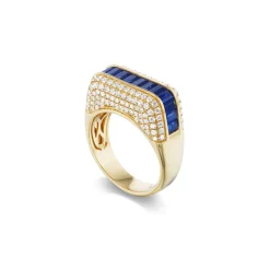 Blue Sapphire Empress Ring