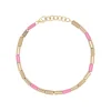 Bubblegum Pink Tubini Bracelet