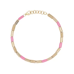 Bubblegum Pink Tubini Bracelet
