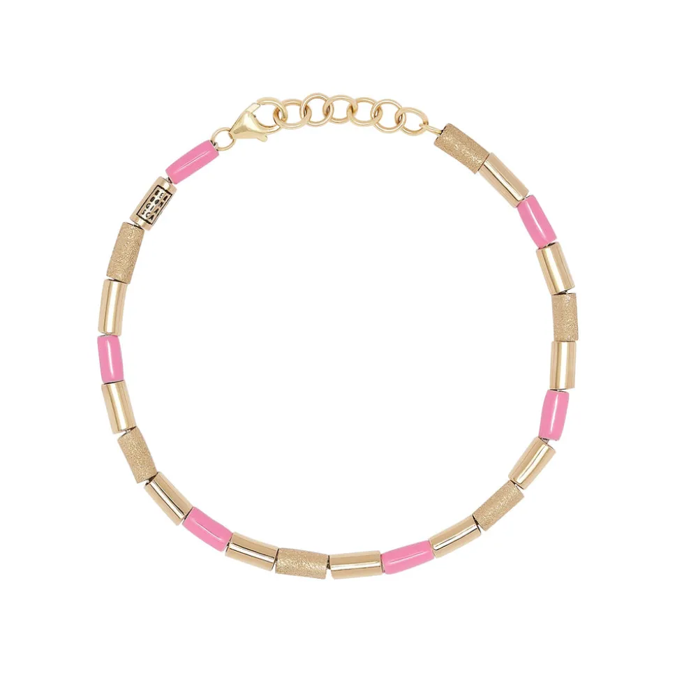 Bubblegum Pink Tubini Bracelet
