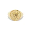 Cancer Zodiac Signet Ring