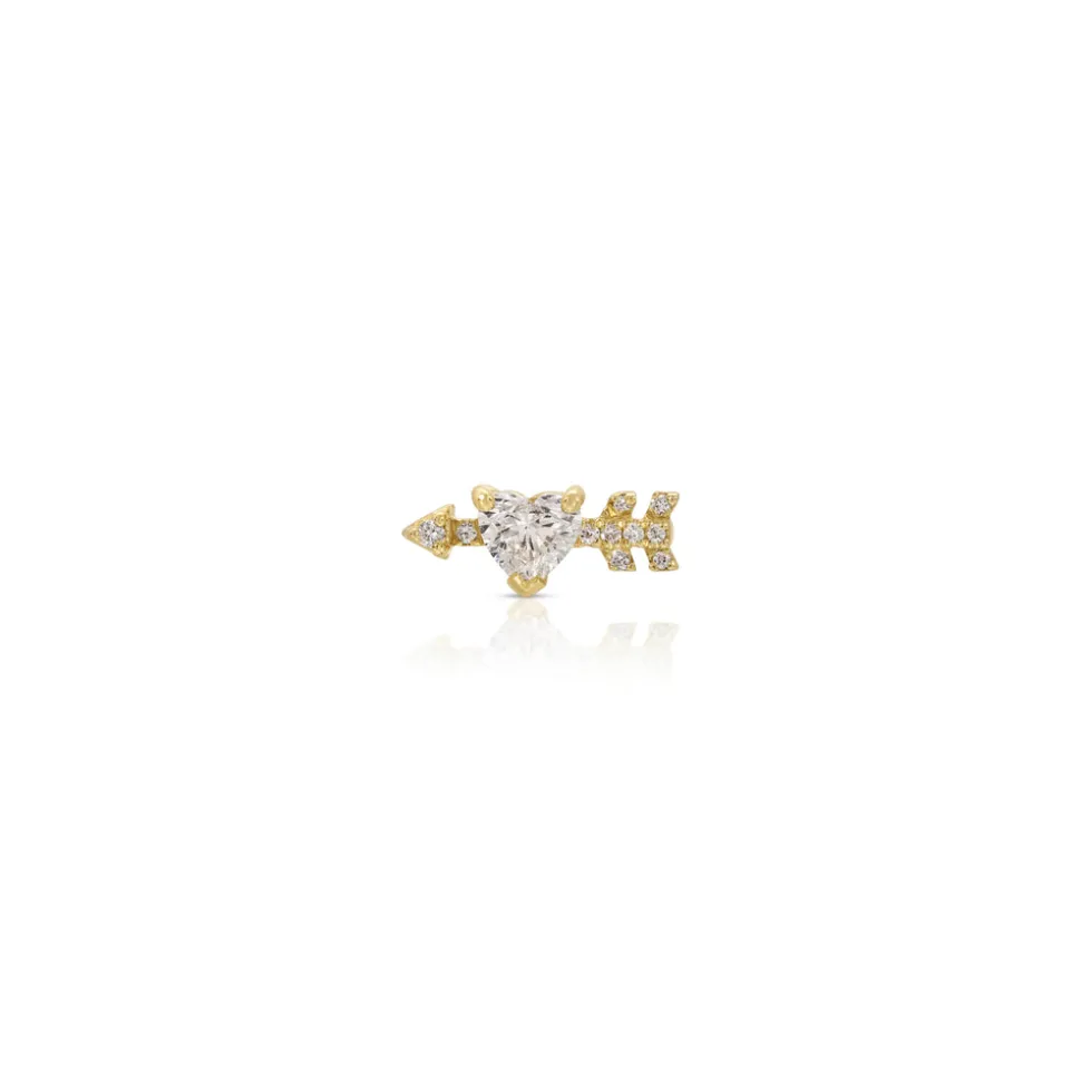Cupid's Arrow Cartilage Stud