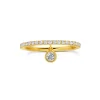 Dangly Diamond Full Band Ring