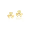Diamond Flower Studs