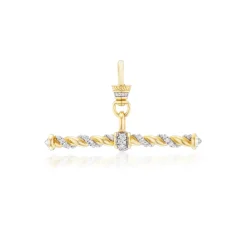 Diamond Twisted Rope T-bar