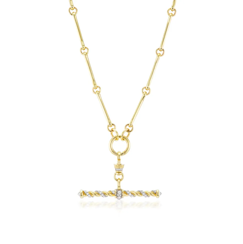Diamond Twisted Rope T-bar