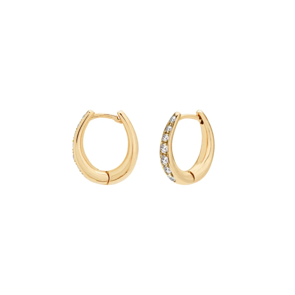 Diamond Victoria Mini Hoops