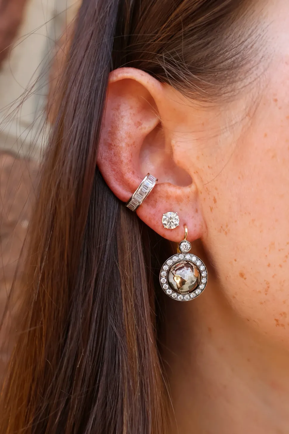 Earth Aquaprase Earrings