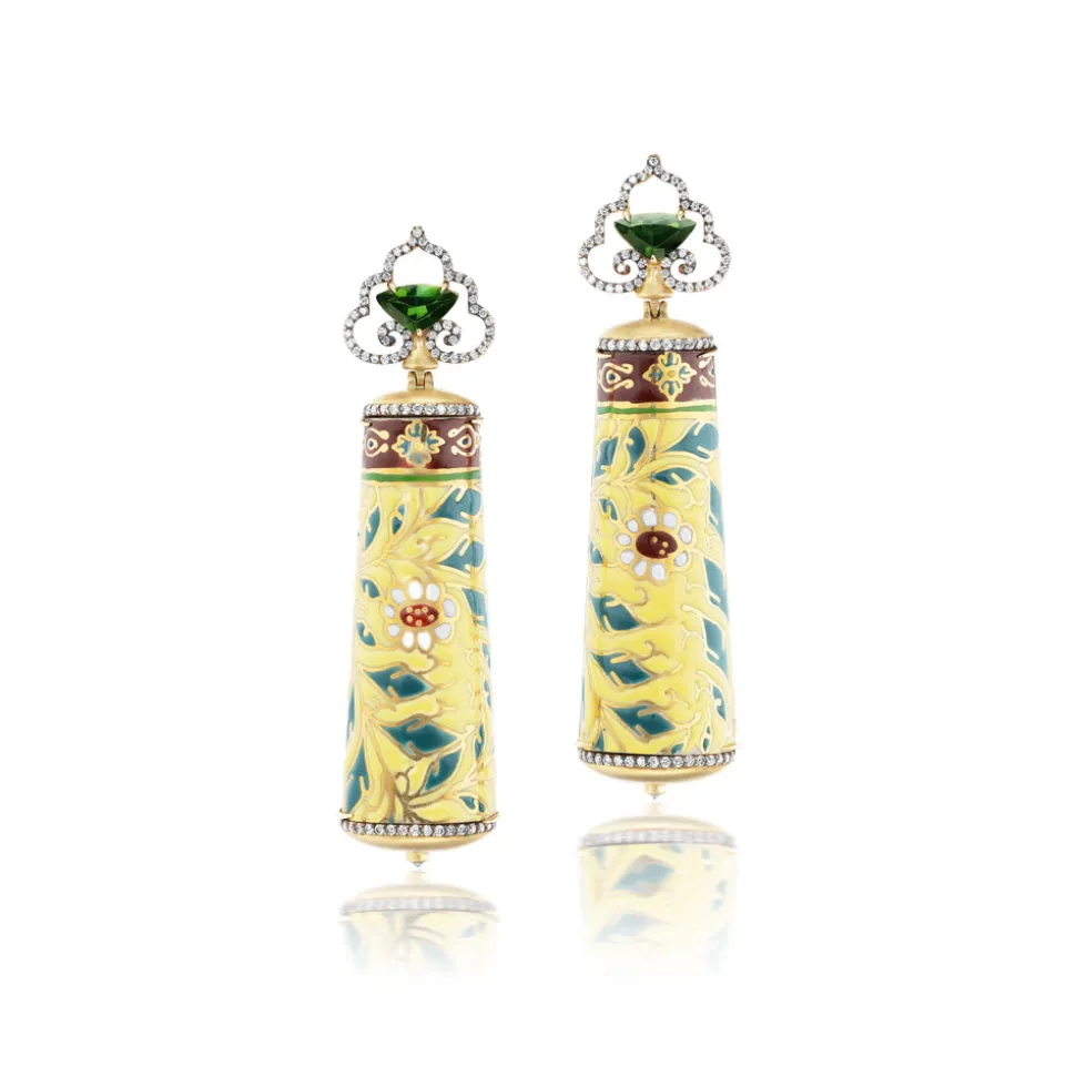 East West Ceramic Earrings