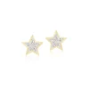 Eclipse Star Diamond Earrings