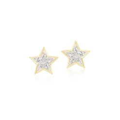 Eclipse Star Diamond Earrings