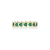 Emerald Heart Eternity Band