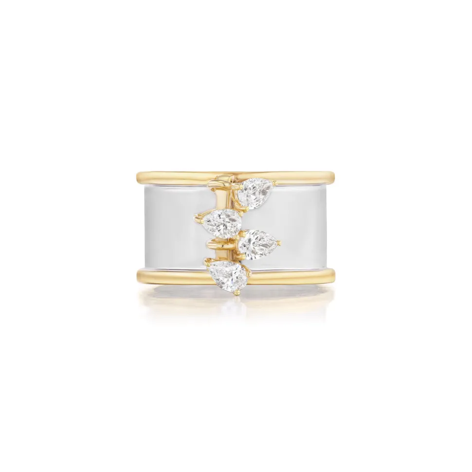 Erin Diamond Pear Ring