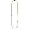 Feelings Necklace with Diamonds & Black Enamel