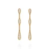 Fluid Diamond Earring