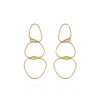 Fluid Diamonds Medium Chain Earrings