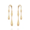 Fluid Gold Doubled Earrings