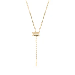Gold Mini Latch Necklace