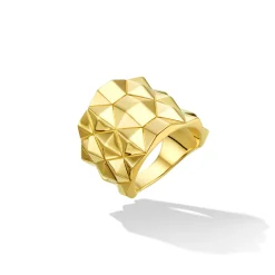 Gold Python Thick Ring