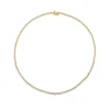 Graduated Half Diamond Riviera Necklace