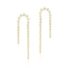 Hex Double Drop Diamond Earrings