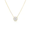Illusion Round Diamond Pendant