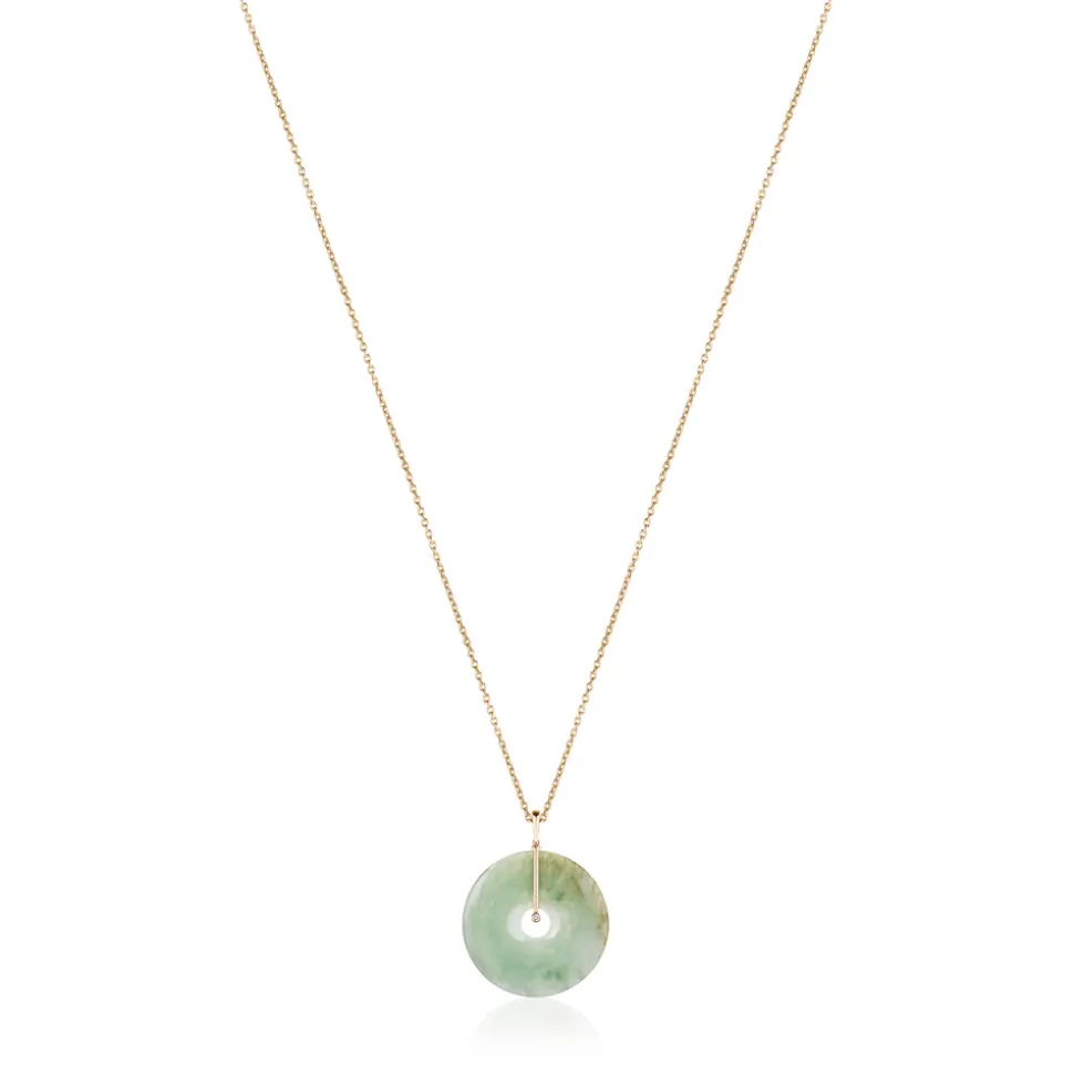 Jade Donut Pendant