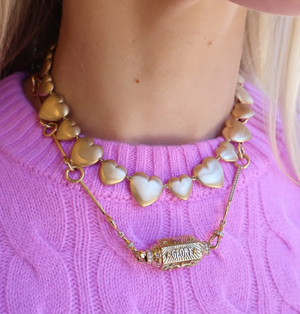 14K Heart Chain
