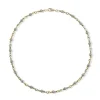 18KY Gold, Silver & Diamond Confetti Chain