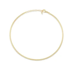 14KY 3mm Omega Necklace