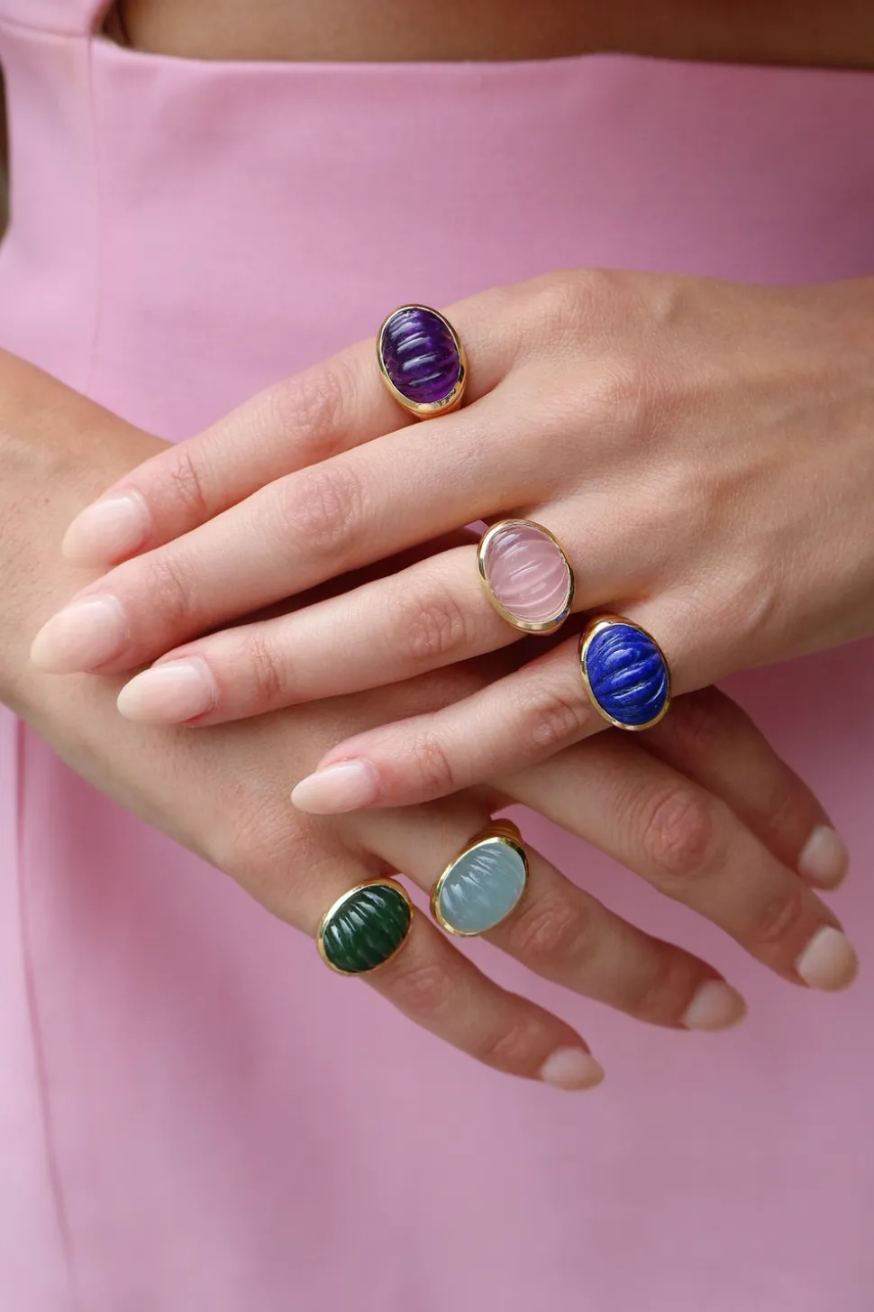 Lapis Lazuli Yam Ring