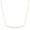 Large Diamond Smile Necklace