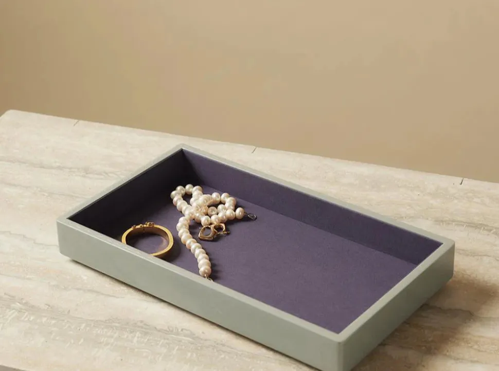 Large Evening Blue Valet Tray