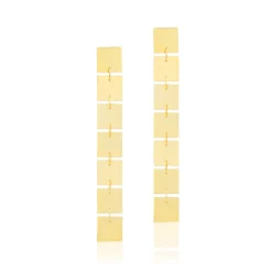 Large Foundation Drop Earrings