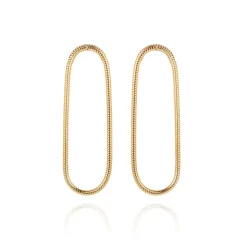 Large Single Chain Earrings
