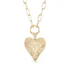 Large Southwestern Heart Charm