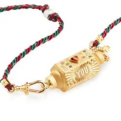 Love You Multicolored Sapphire Locket