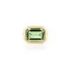 Manhattan' Prasiolite Emerald Cut Bezel Set Ring