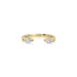 Marquis Diamond Orbit Ring