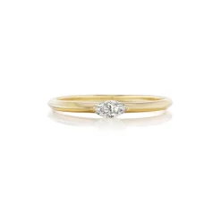 Marquis Diamond Stacker Band