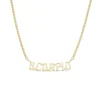 Medium "SCORPIO" Nameplate Necklace