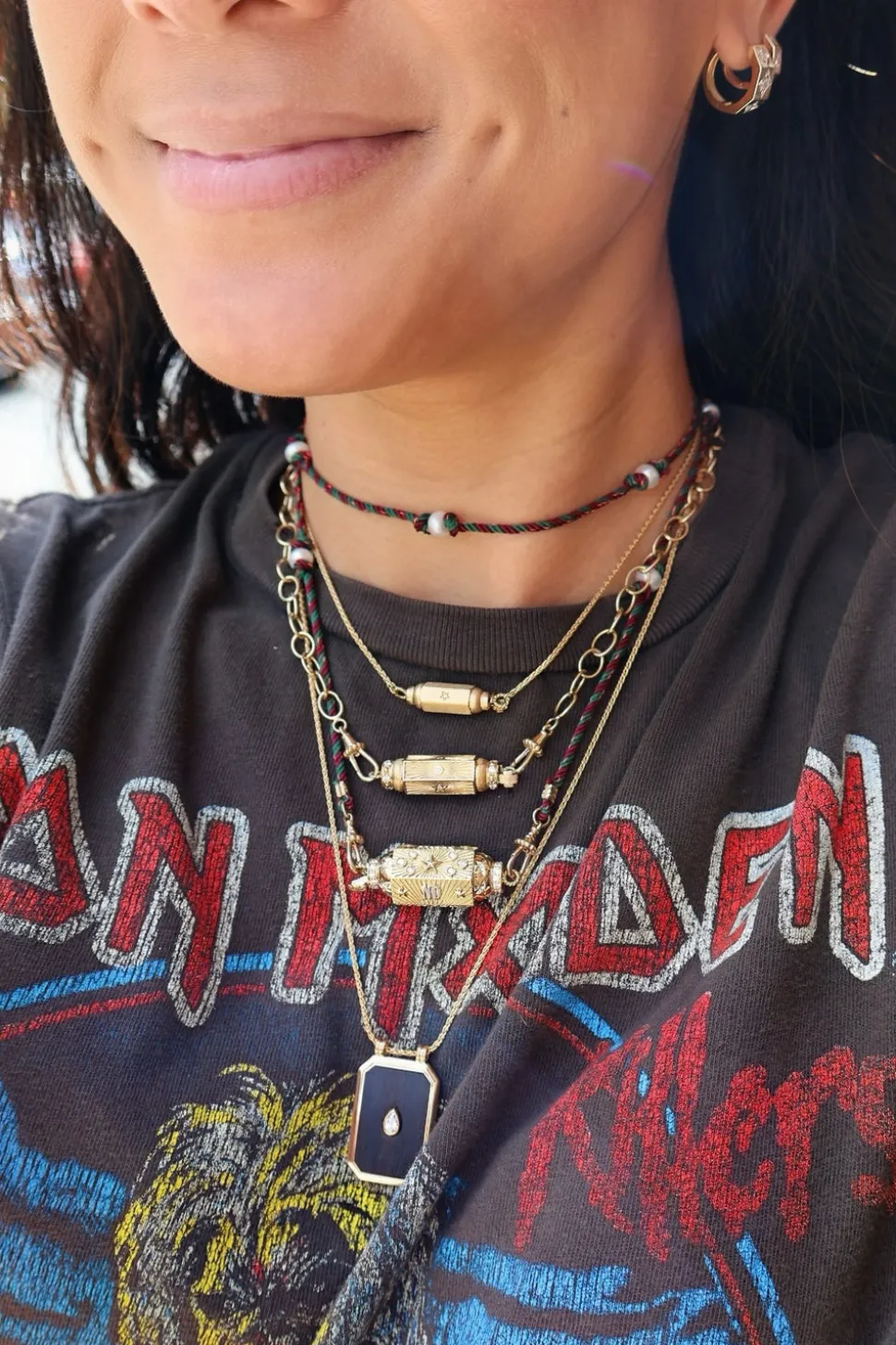 Micro Diamond Coco Necklace
