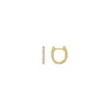 13mm Diamond Huggie Earrings